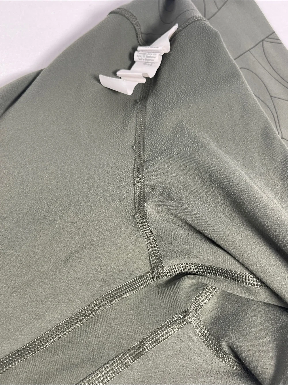Lululemon Athletica Olive Green Patterned Leggings